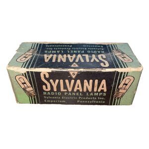 Sylvania S40 Vintage Radio Panel Lamps Bulbs USA HAM